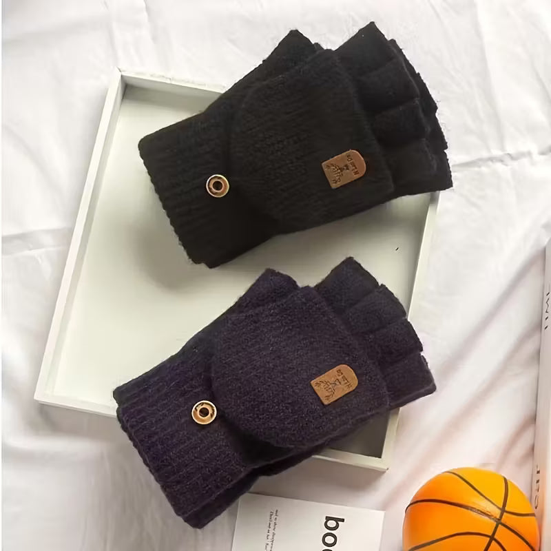 Kevin - Herren Fingerlose Halb-Finger Handschuhe