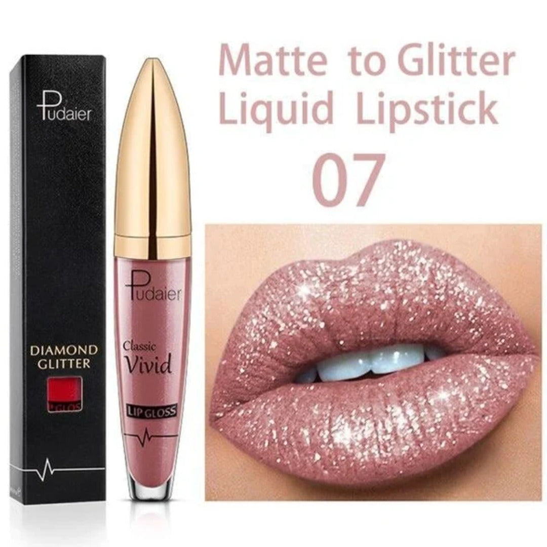 GlamShine - Attraktiver Glitzer-Lippenstift | 1+1 GRATIS