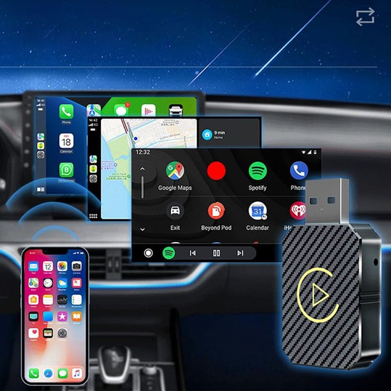 AutoLink - Mini-Kabelloser CarPlay-Adapter | 50% RABATT