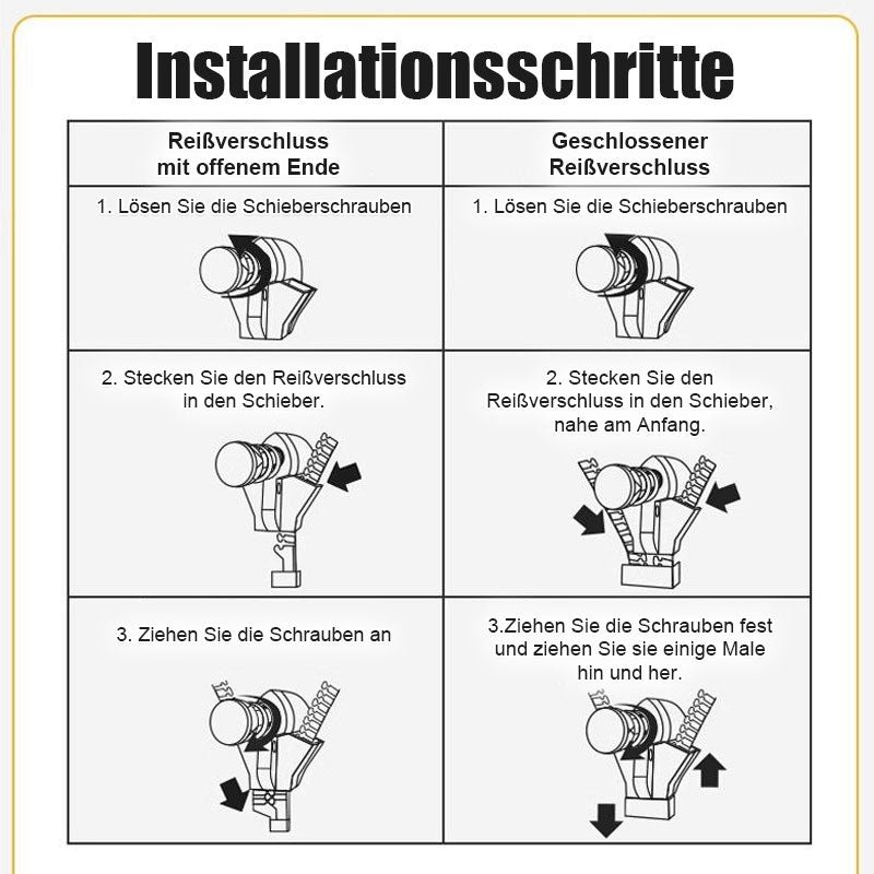 ZipFix - Universell- Einfache Installation | 50% RABATT