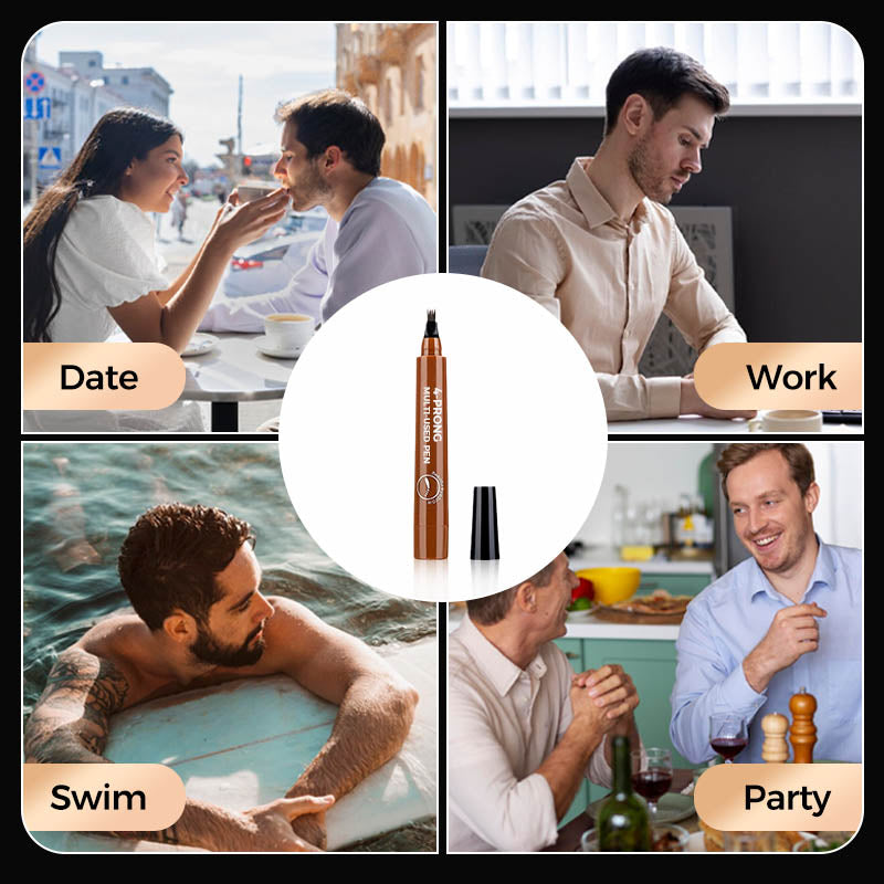 BeardPen Pro™ – 4-Spitzen Bart-Korrekturstift | 1+2 GRATIS