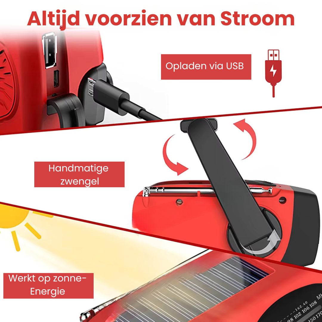 Wetterwarnungen, SOS-Funktion & PowerBank-Funktion
