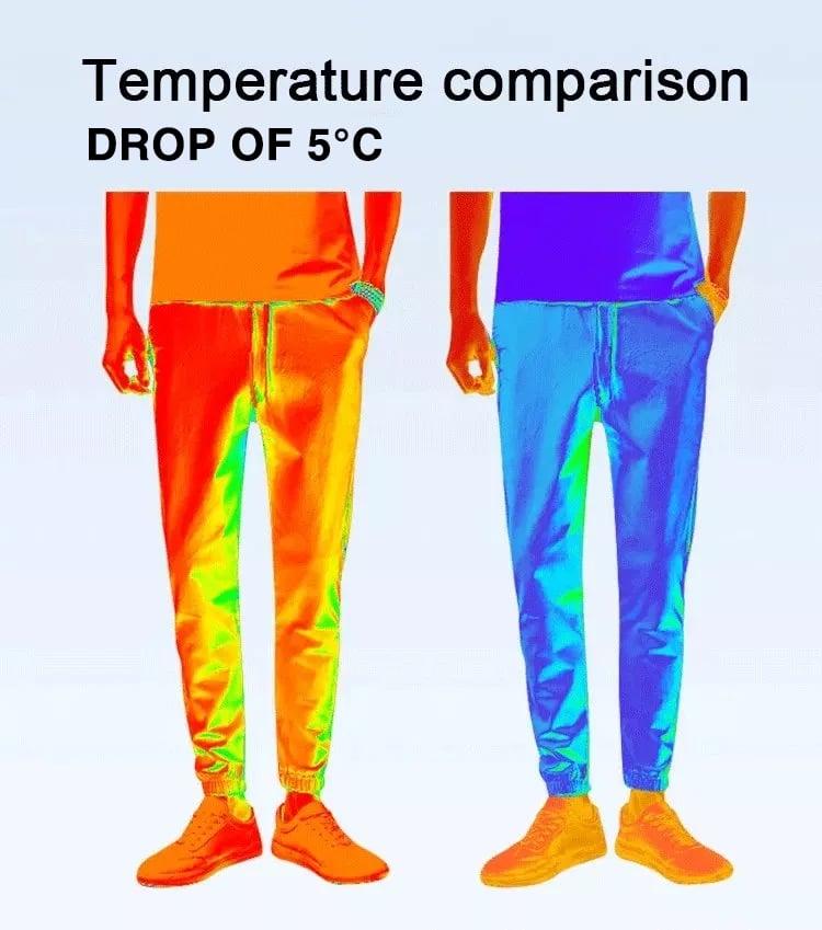 FlexiSilk™ Superelastische Sporthose aus neutralem Ice Silk