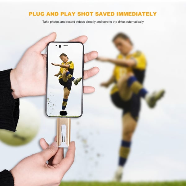 32~256GB Micro USB + 8 Pin + USB 3.0 4 in 1 Handy Computer U-Disk | 50% RABATT