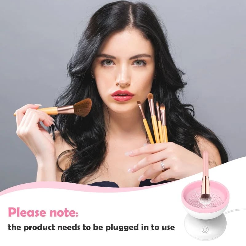 GlowSpin™ – Electric Makeup Brush Cleaner Machine