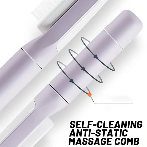CleanBrush™ – Rotierende Selbstreinigungs-Haarbürste | 1+1 GRATIS