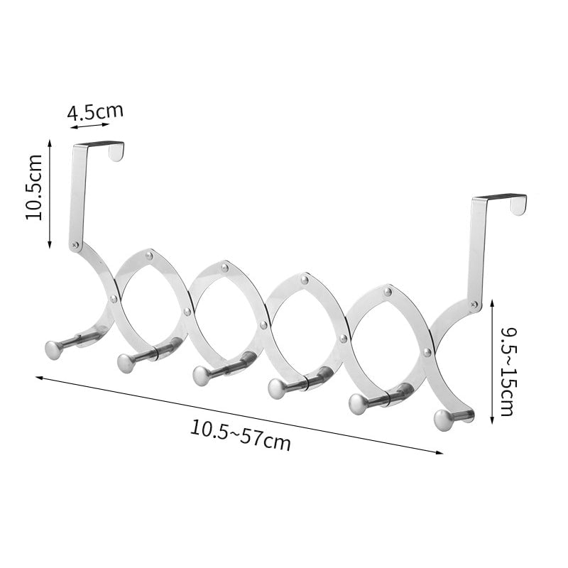 Ocerar™ Hookit Versenkbarer Kleiderbügel aus Metall