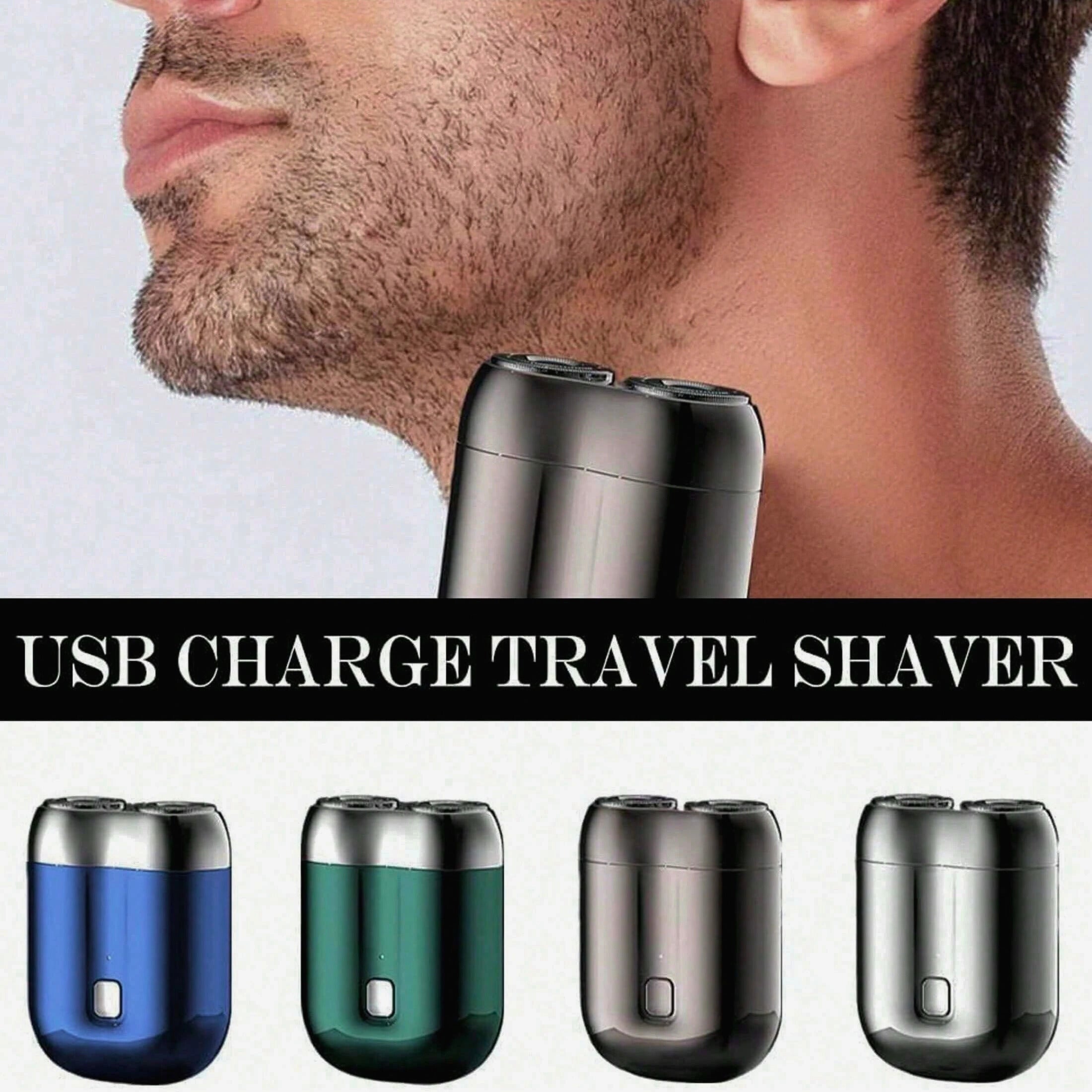 SmoothGlide™ – Kompakter & Wasserdichter Rasierer mit USB-Aufladung | 50 RABATT