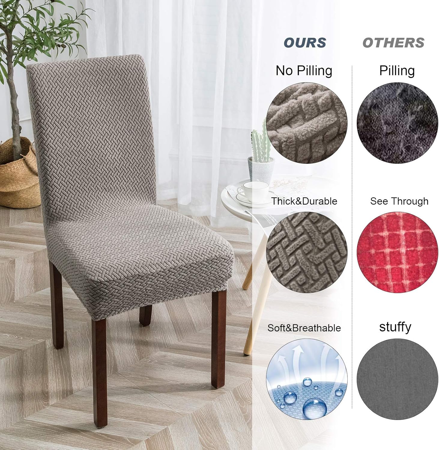Genina™ – Elastische Stuhlhussen | 1+1 GRATIS