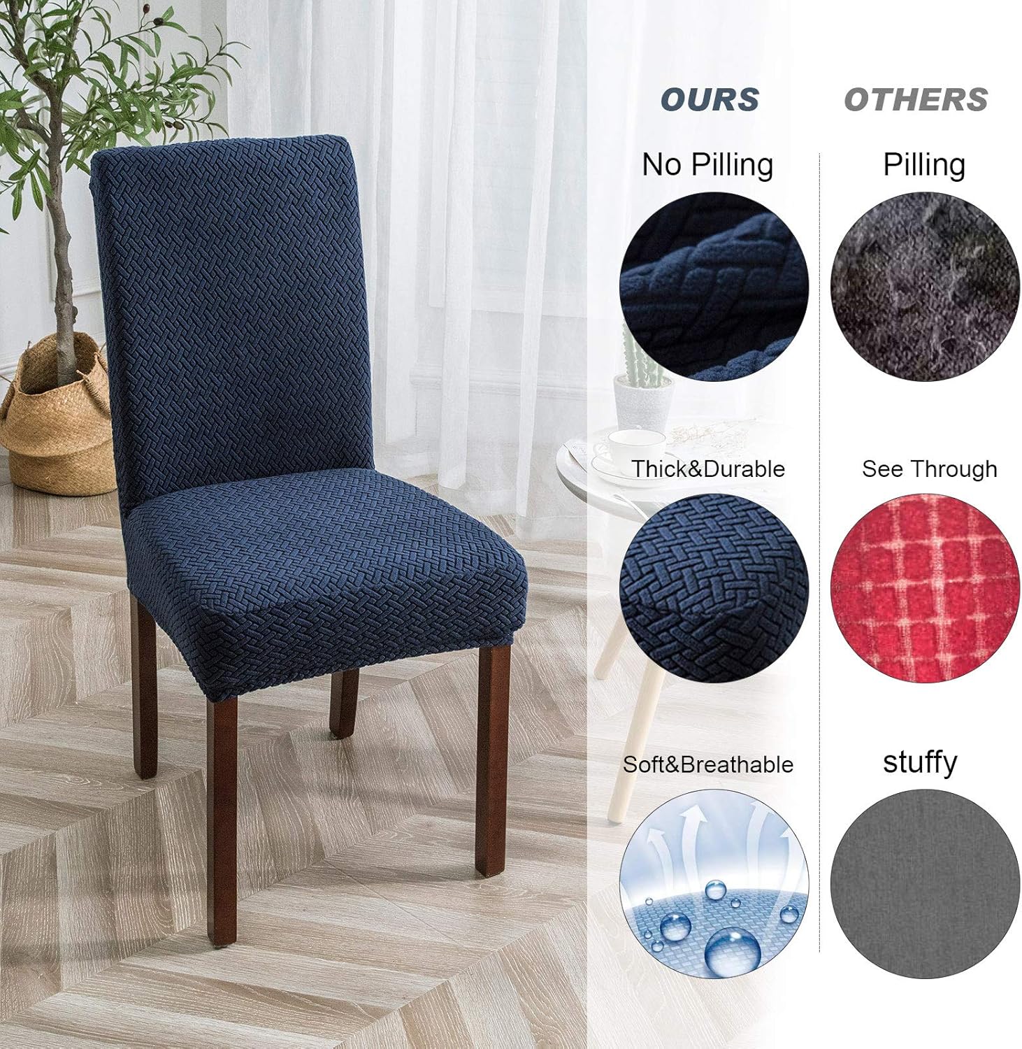 Genina™ – Elastische Stuhlhussen | 1+1 GRATIS