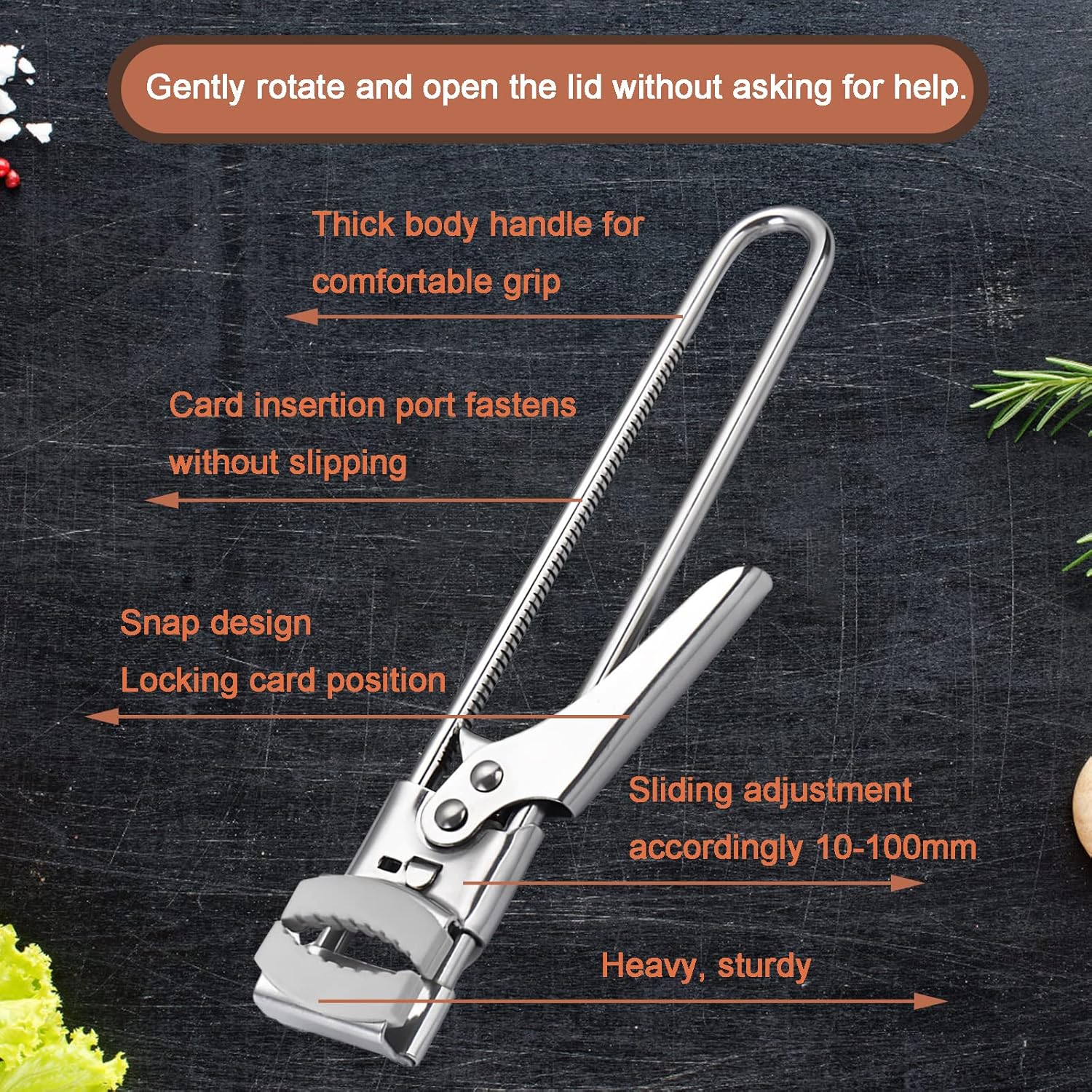 EasyGrip – Der praktische Edelstahl-Glasöffner | 1+1 GRATIS