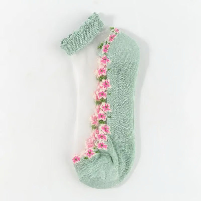 FloraLux™ – Spitzensöckchen für Eleganz & Komfort | 5+5 GRATIS