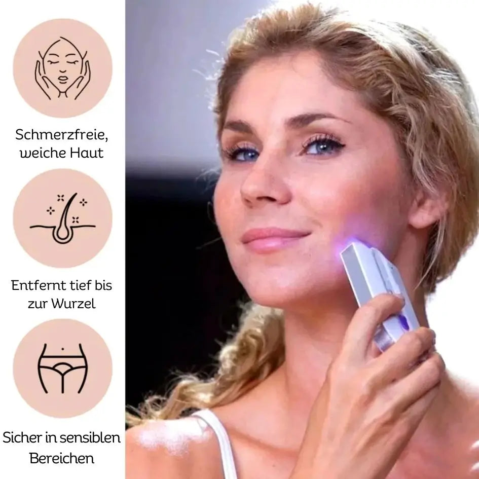 SmoothGlow - Silky Laser Rasierer | 50% RABATT