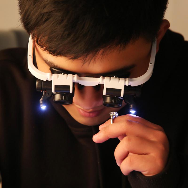 LED Brille Lupe | 50% RABATT