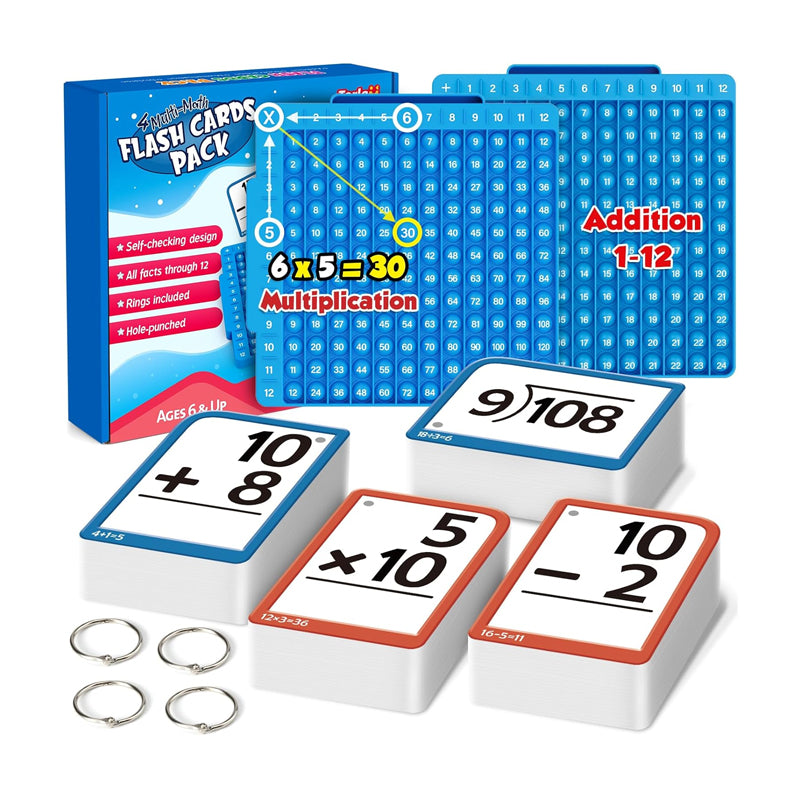 Math Flash Cards und Pop Fidget Chart