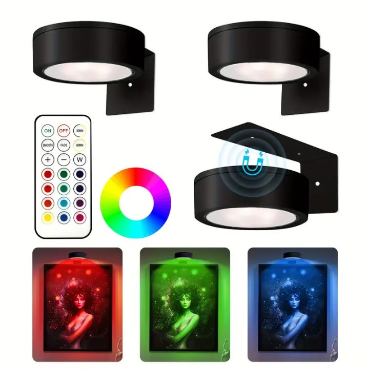 Kabellose magnetische LED-Lampe – dimmbar und wiederaufladbar | 50% Rabatt