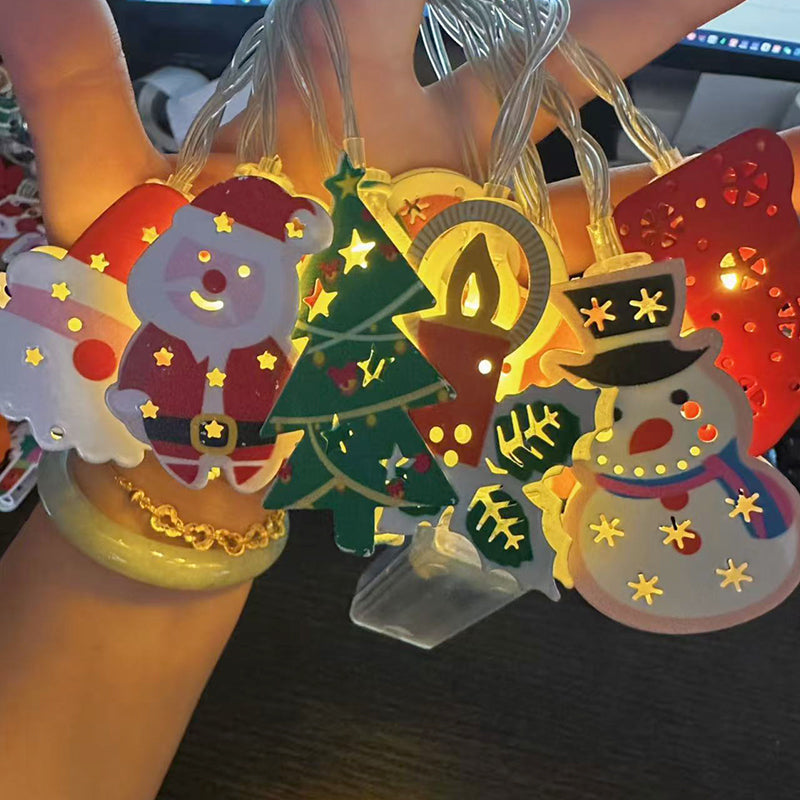 NordicGlow – Weihnachts LED-Eisen-Dekolichterkette