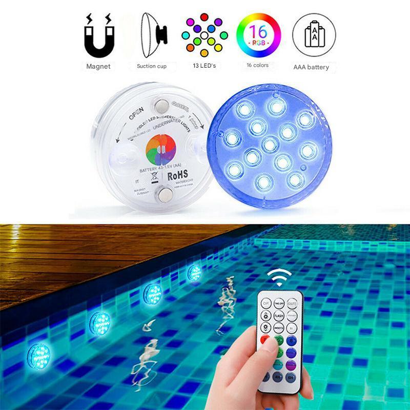GlowRipple™ – Wasserdichtes LED-Licht für Magische Wasser-Momente | 1+1 GRATIS