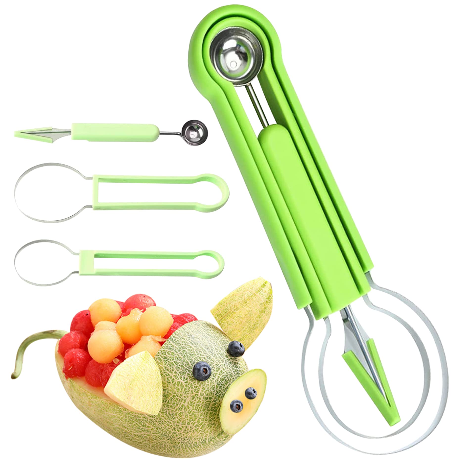 🍉4 in 1 Obstwerkzeug Messer