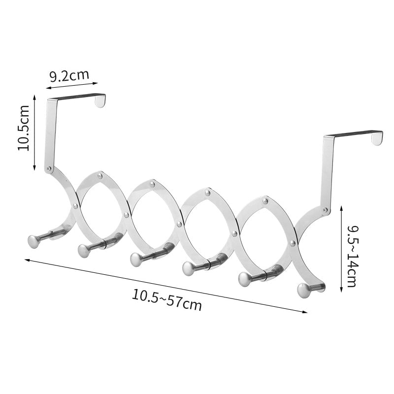 Ocerar™ Hookit Versenkbarer Kleiderbügel aus Metall