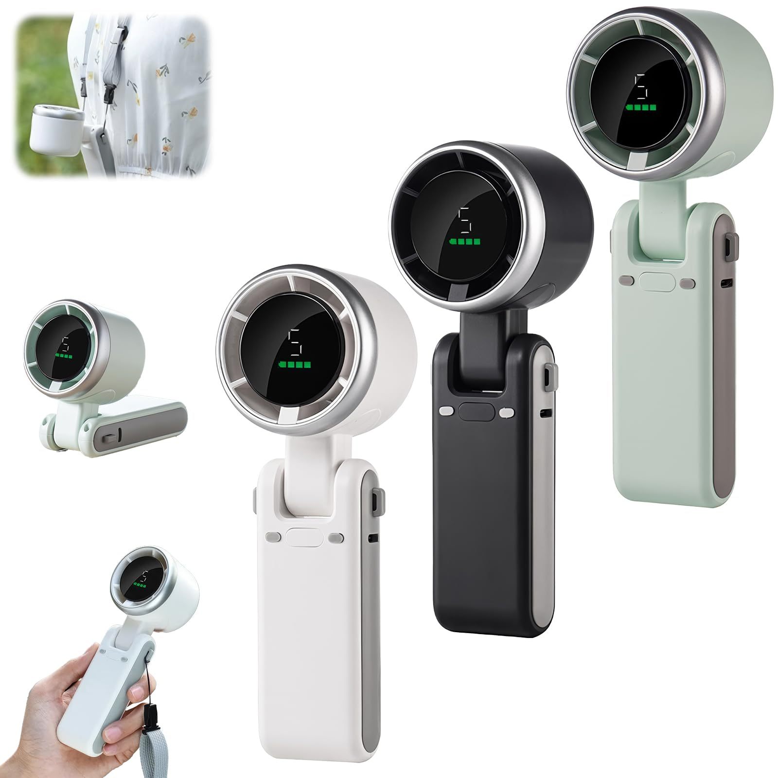 BreezeFlex – Faltbarer 180° Turbo-Ventilator | 1+1 GRATIS