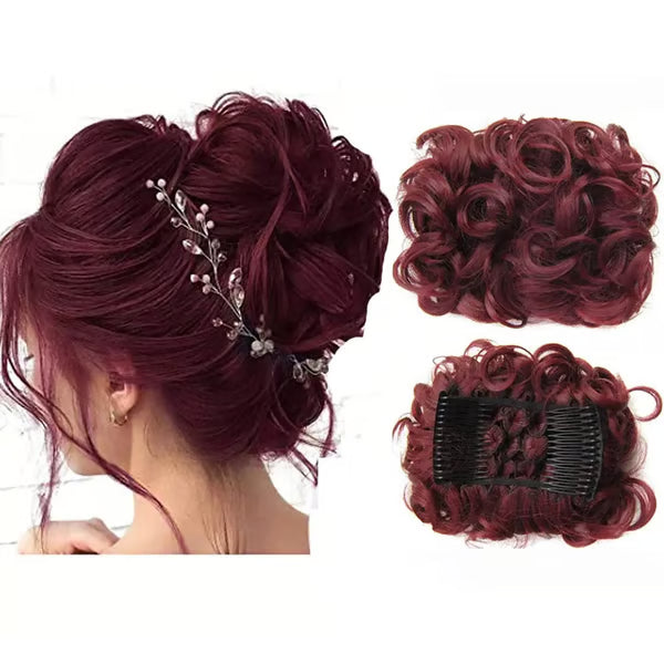 GlamBun™ – Unordentlicher Locken-Dish-Bun | 1+1 GRATIS