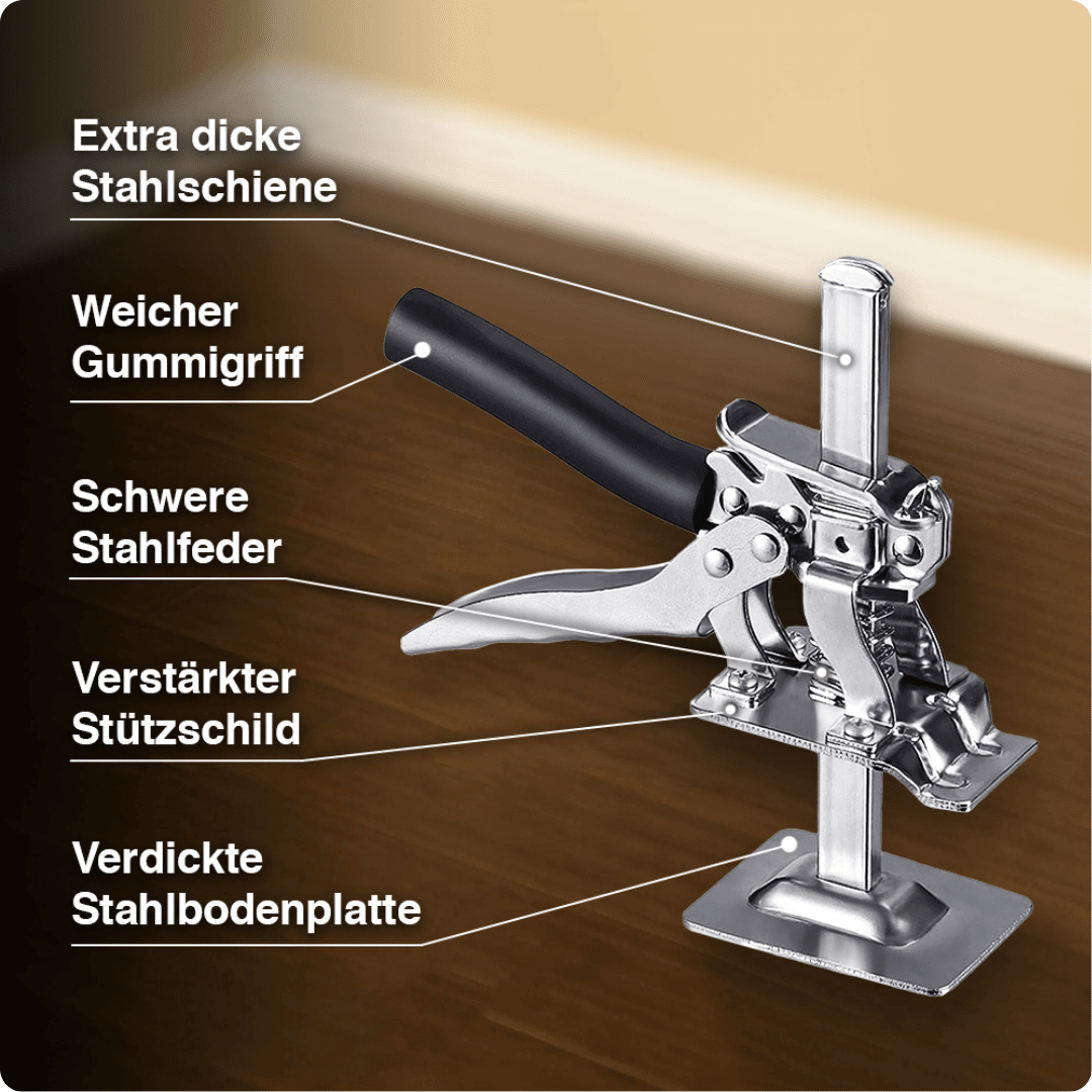 FortiLift™- praktisches Einhandmontagewerkzeug für kraftvolles Heben