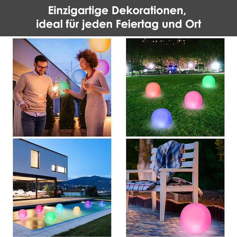 16 Farben leuchtendes Wasserball-LED-Licht