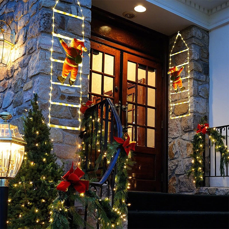 Xmasglow – Weihnachtsleiterlichter mit Weihnachtsmann