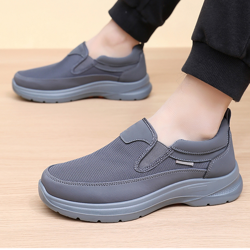 James – Atmungsaktive orthopädische Slip-On-Sneaker mit Massage-Einlegesohlen