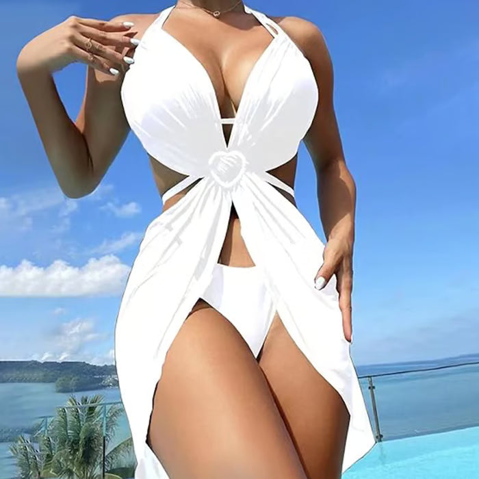 SunShape™ – Verstellbares Halterneck Bikini-Set (3-teilig) | 50% Rabatt