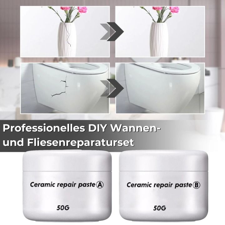 CeramRevive 50G – Die einfache und kostengünstige Lösung zur Fliesenreparatur | 1+1 GRATIS