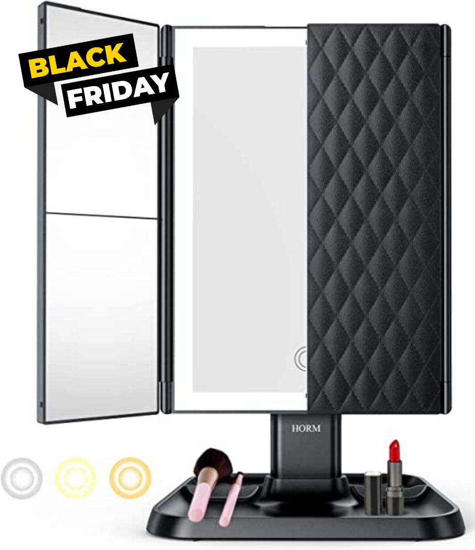 Dreifach-LED-Makeup-Spiegel