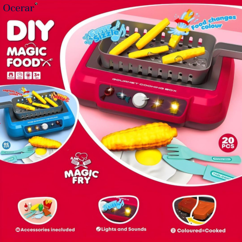 TinyChef™ Magic Fry Kochspielzeug-Set | 50% RABATT