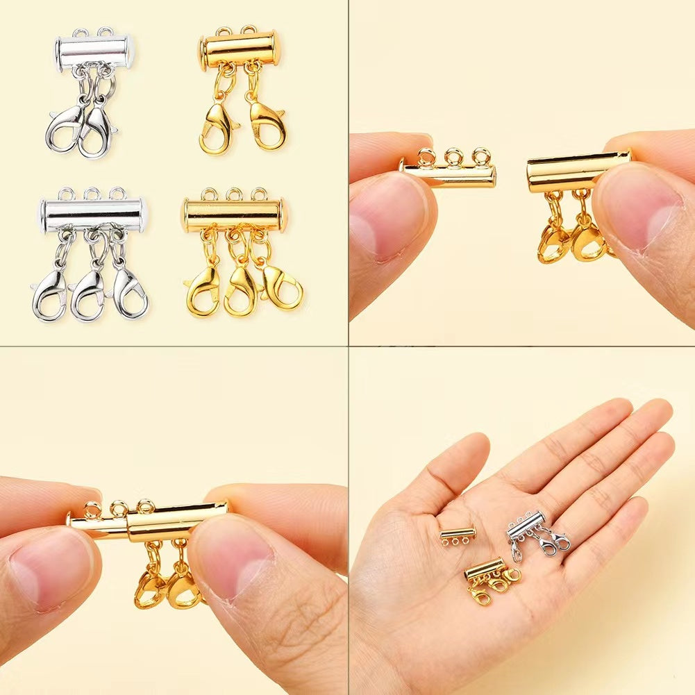 Mehrsträngige Halskette mit Verschluss