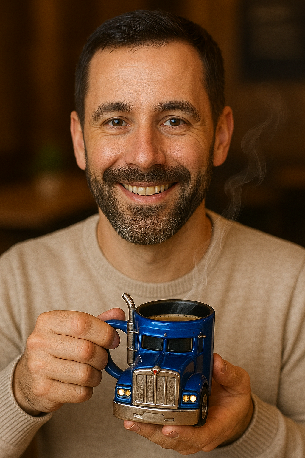 RoadBrew™ – Die Lkw-Tasse, die Kaffee heiß hält & Blicke auf sich zieht | 50% RABATT