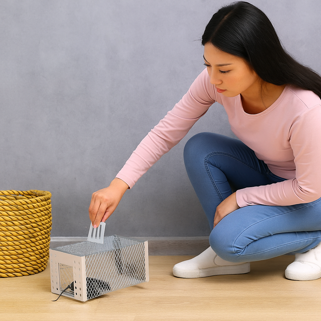 SafeCatch™ – Tierfreundliche Lebendfalle für Sichere & Humane Nagerkontrolle drinnen & draußen | 50% RABATT