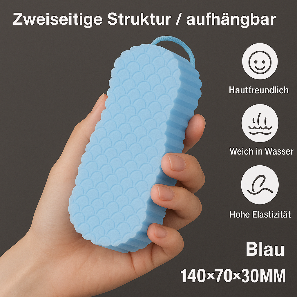 ExfoliatSponge™ – Seidig strahlende Haut nach jeder Dusche | 1+2 GRATIS