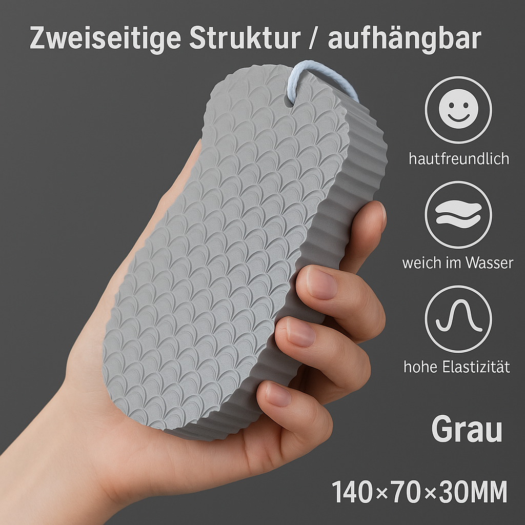 ExfoliatSponge™ – Seidig strahlende Haut nach jeder Dusche | 1+2 GRATIS