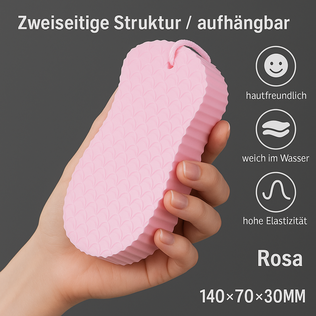 ExfoliatSponge™ – Seidig strahlende Haut nach jeder Dusche | 1+2 GRATIS
