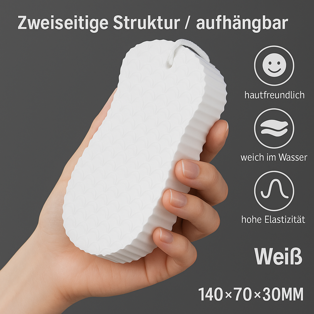 ExfoliatSponge™ – Seidig strahlende Haut nach jeder Dusche | 1+2 GRATIS