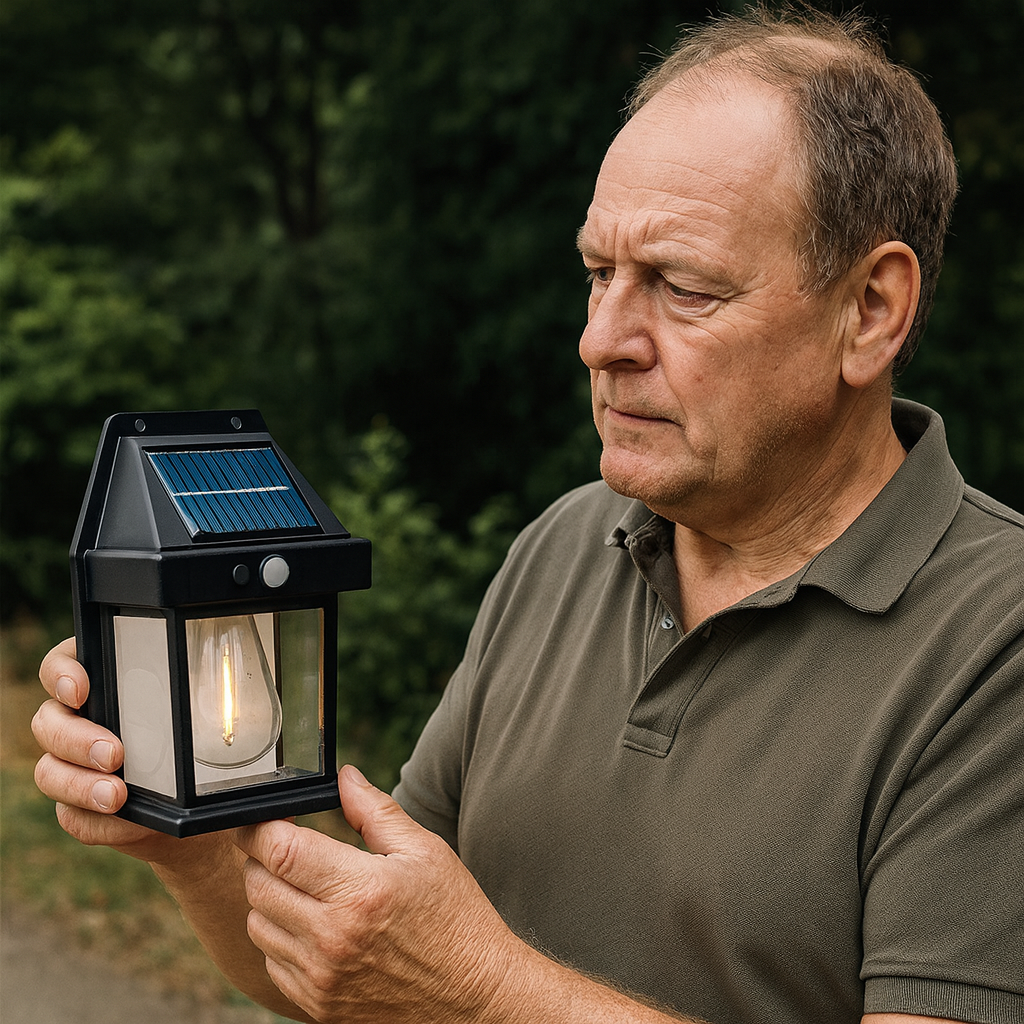SolarGlow – Intelligente Gartenleuchte mit Bewegungssensor  | 1+1 Gratis
