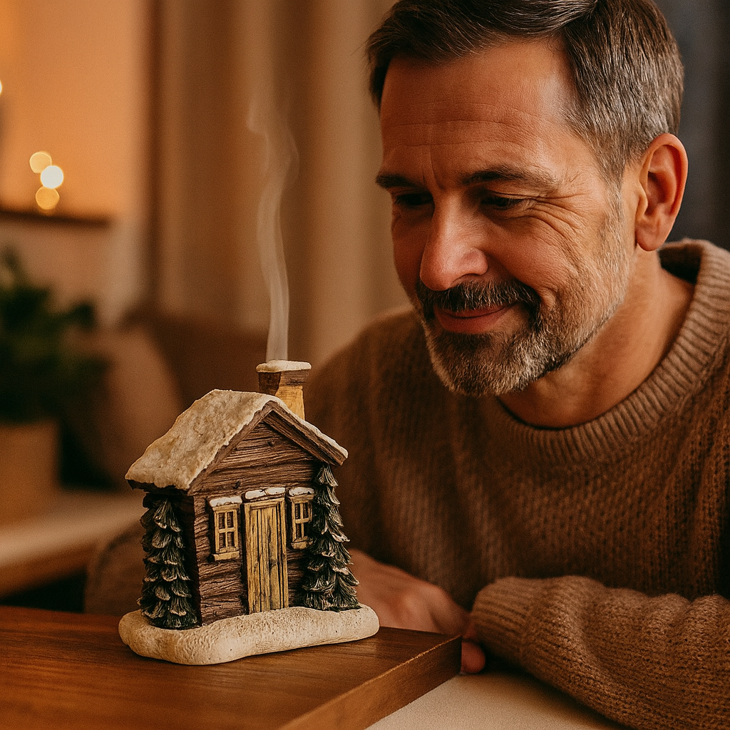 Timmerstuga – Rauchende Winterhütte Deko | 50% RABATT