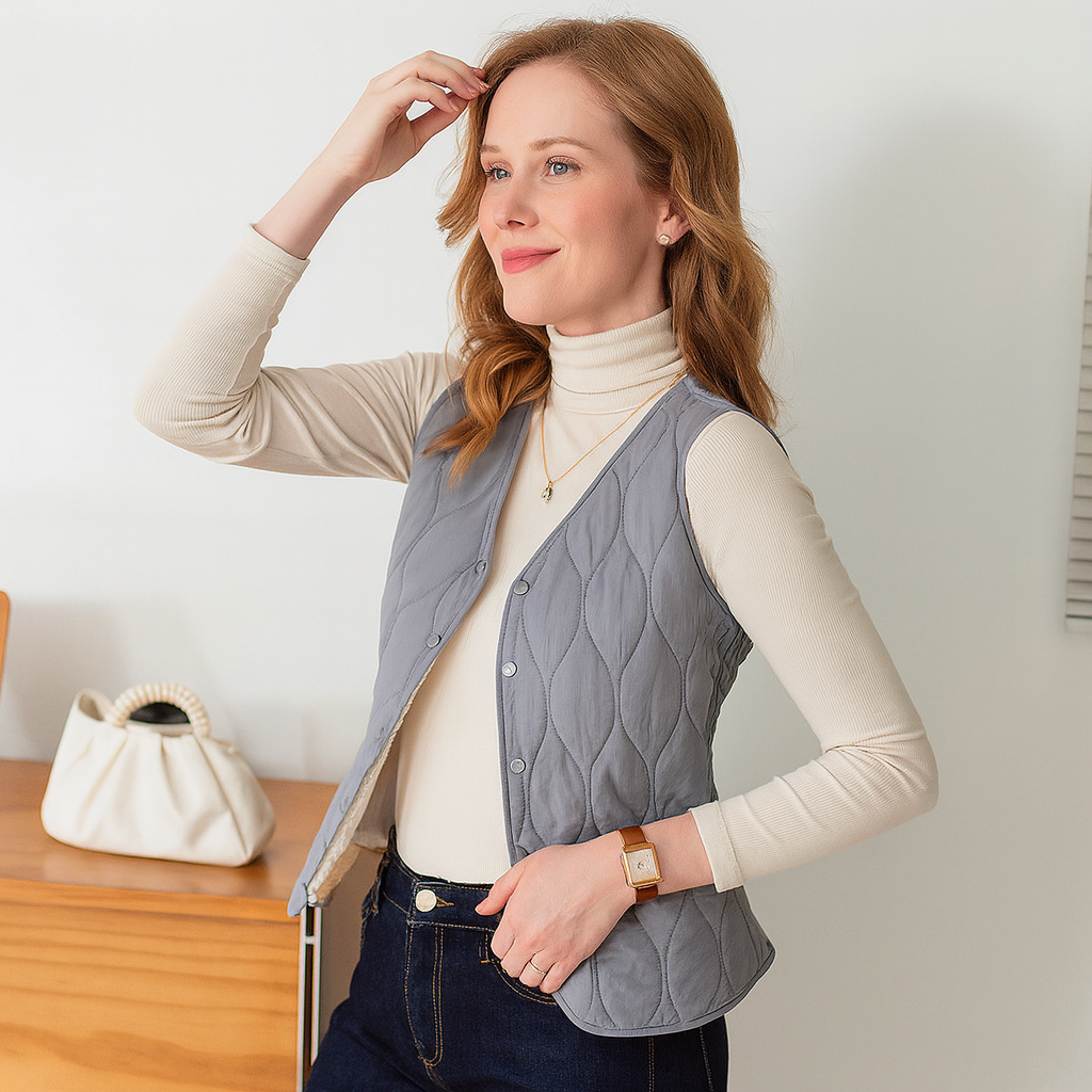 Sophia – Damenweste für Wärme & Stil | 50% RABATT
