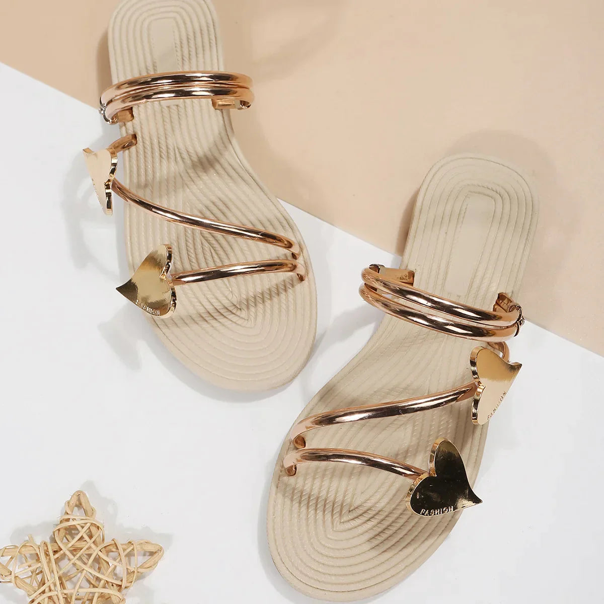 DonnaBella™ – Elegante Hausschuhe in Herzform für den Sommerstil | 50% RABATT