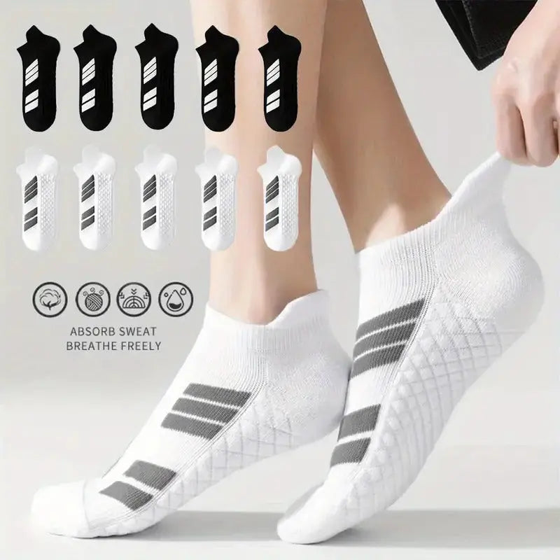 MivoLux® Fersenfreundliche Sportsocken | 5+5 paar GRATIS