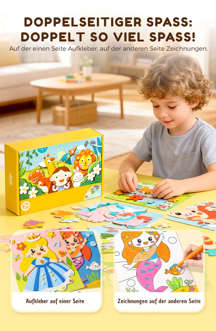 CraftyKids – DIY 3D EVA Bastelsticker