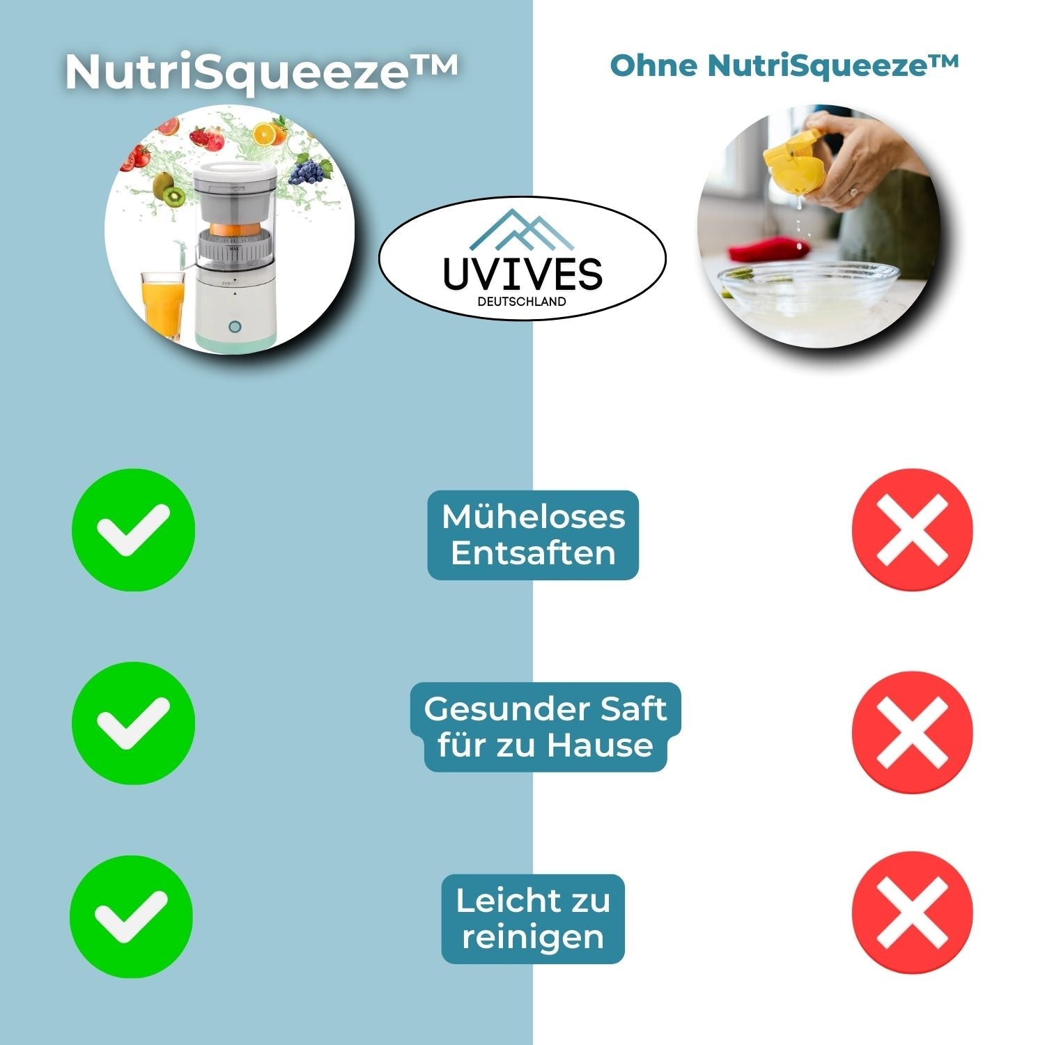 Schnell und einfach gesunde Säfte genießen