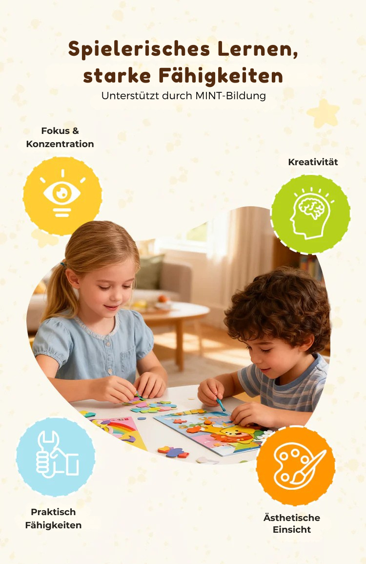 CraftyKids – DIY 3D EVA Bastelsticker