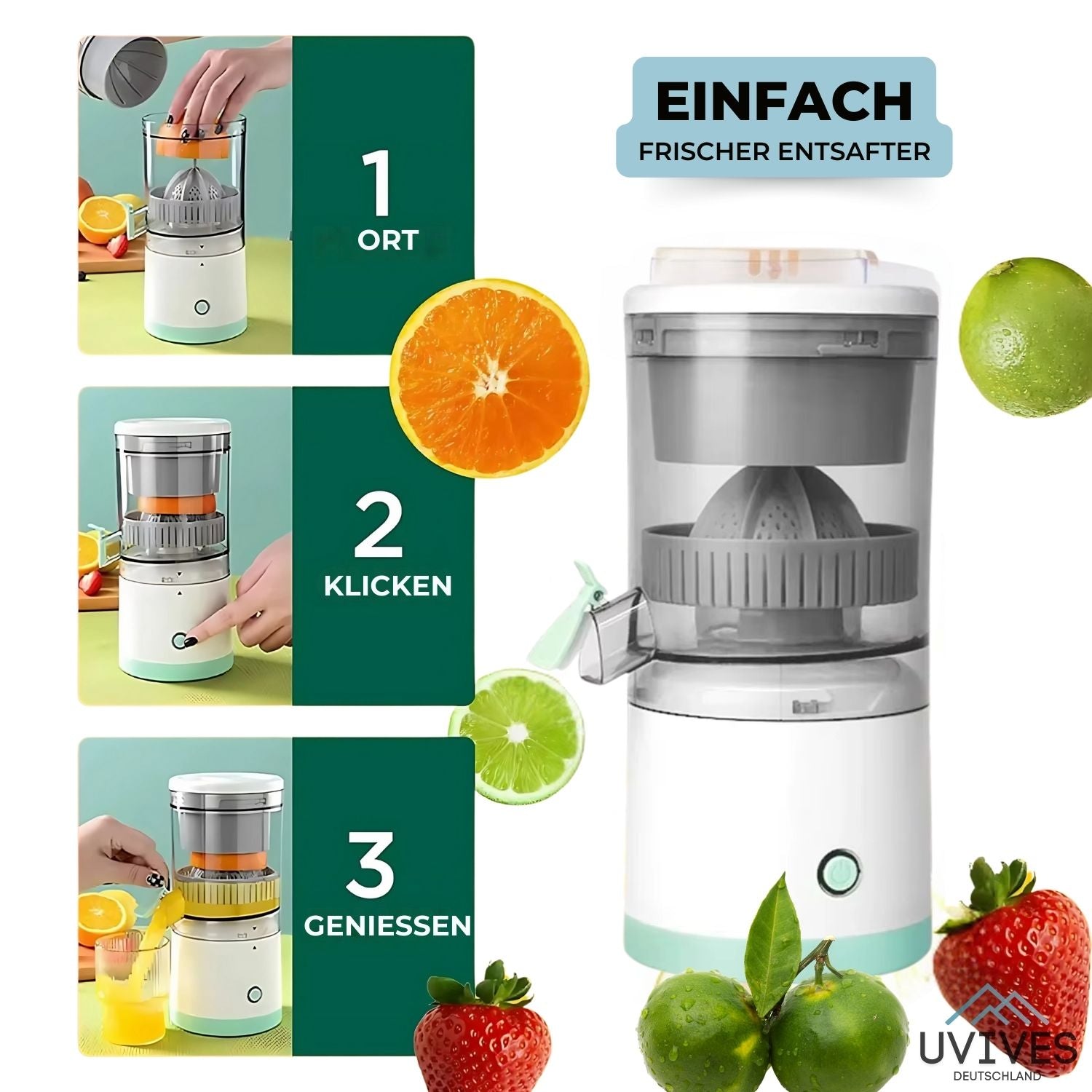 Schnell und einfach gesunde Säfte genießen
